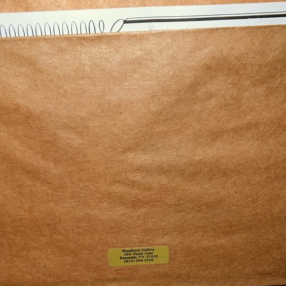 RARE Vintage Flea Market Detailed Framed Drawing Signed - Picture 14 of 15